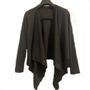 EUC- Zara Knit Waterfall Jacket w/Tie Back